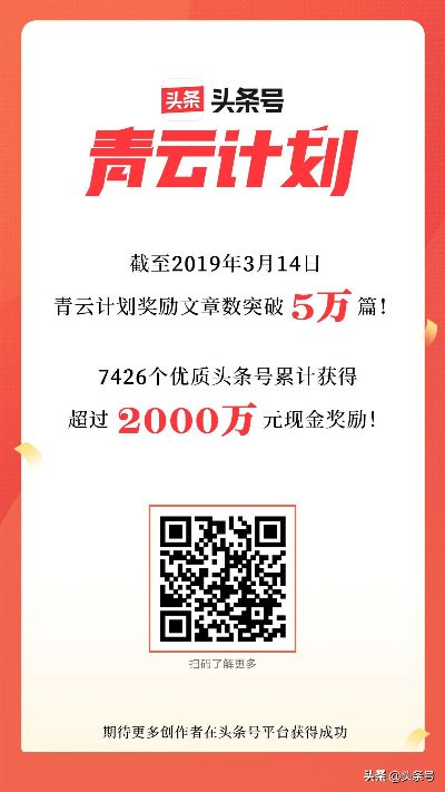 青云计划下的今日头条动态更新